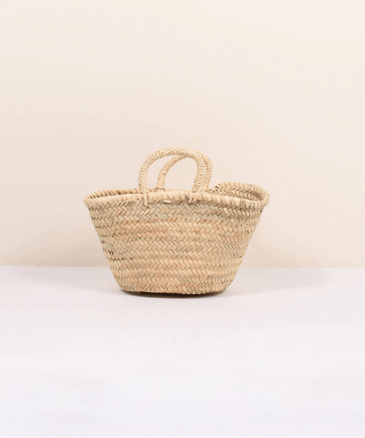 Petite Palm Grass French Market Basket - Faire Living