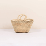 Petite Palm Grass French Market Basket - Faire Living