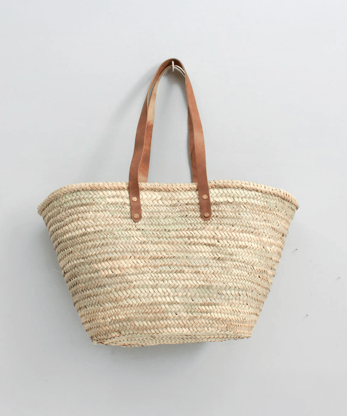 Brown Long Handled French Basket - Faire Living
