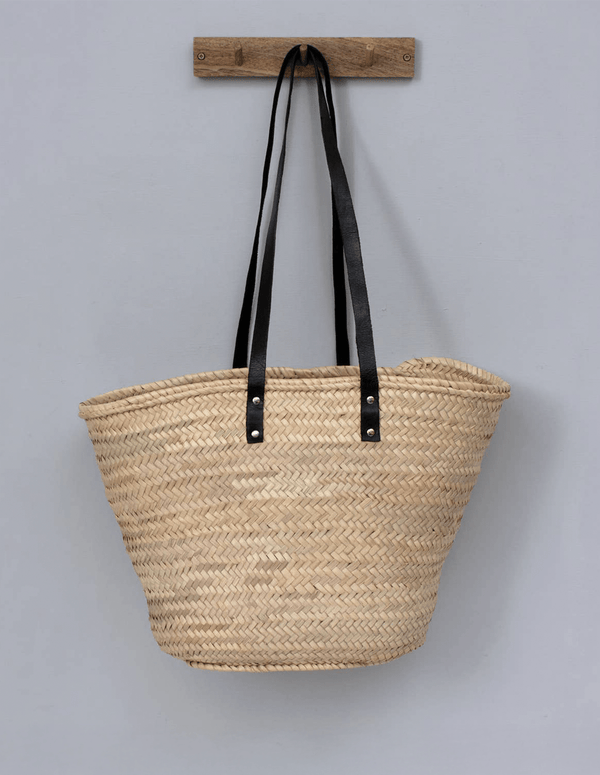 Black Long Handled French Basket - Faire Living