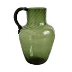 Urceus Fumé Mouth Blown Recycled Glass Pitcher - Faire Living