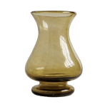 Pichet Fumé Mouth Blown Recycled Glass Hurricane Vase - Faire Living