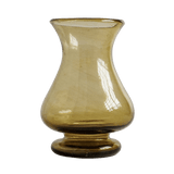 Pichet Fumé Mouth Blown Recycled Glass Hurricane Vase - Faire Living