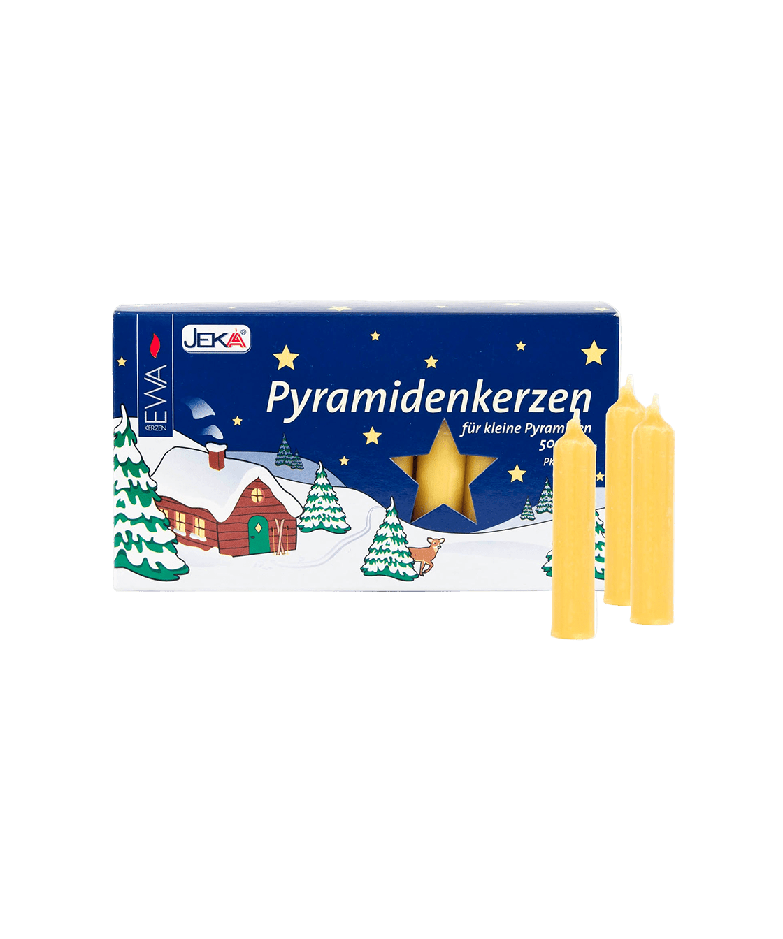 Box of German Beeswax Candles for Pyramids - Faire Living