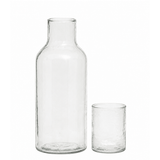 Clear Recycled Glass Carafe