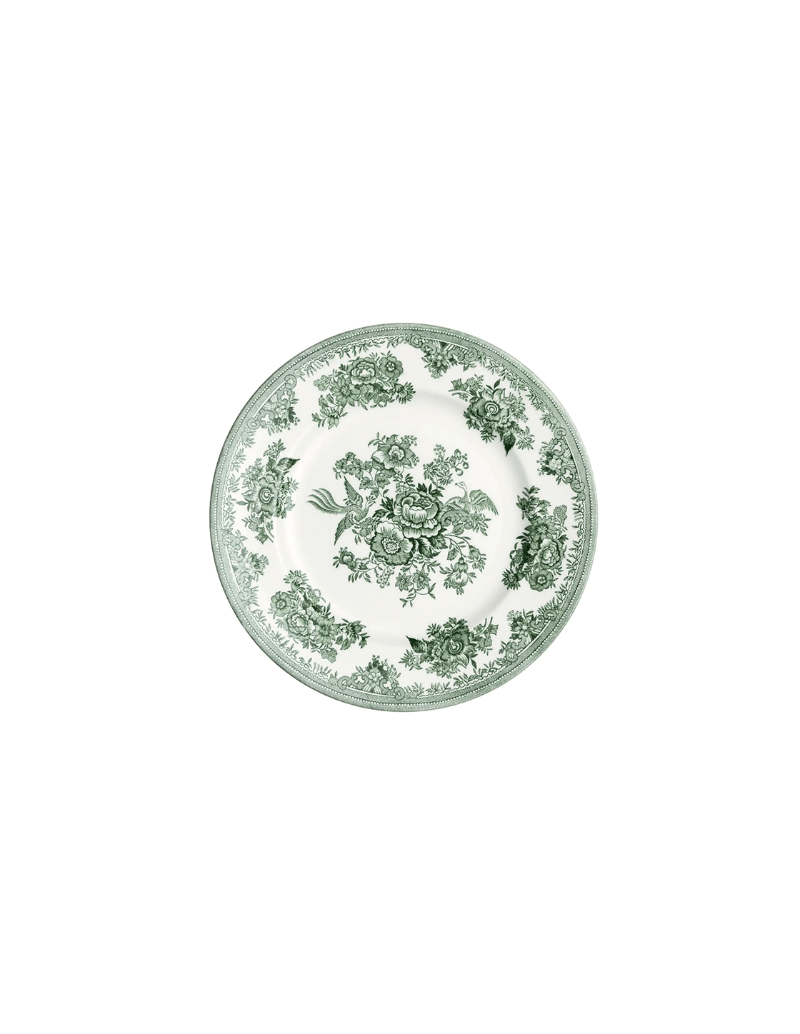 Green Asiatic Pheasants Small Plate - Faire Living