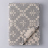 St Davids Cross Welsh Wool Throw in Skye