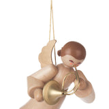 Hand Carved German Angel Ornament