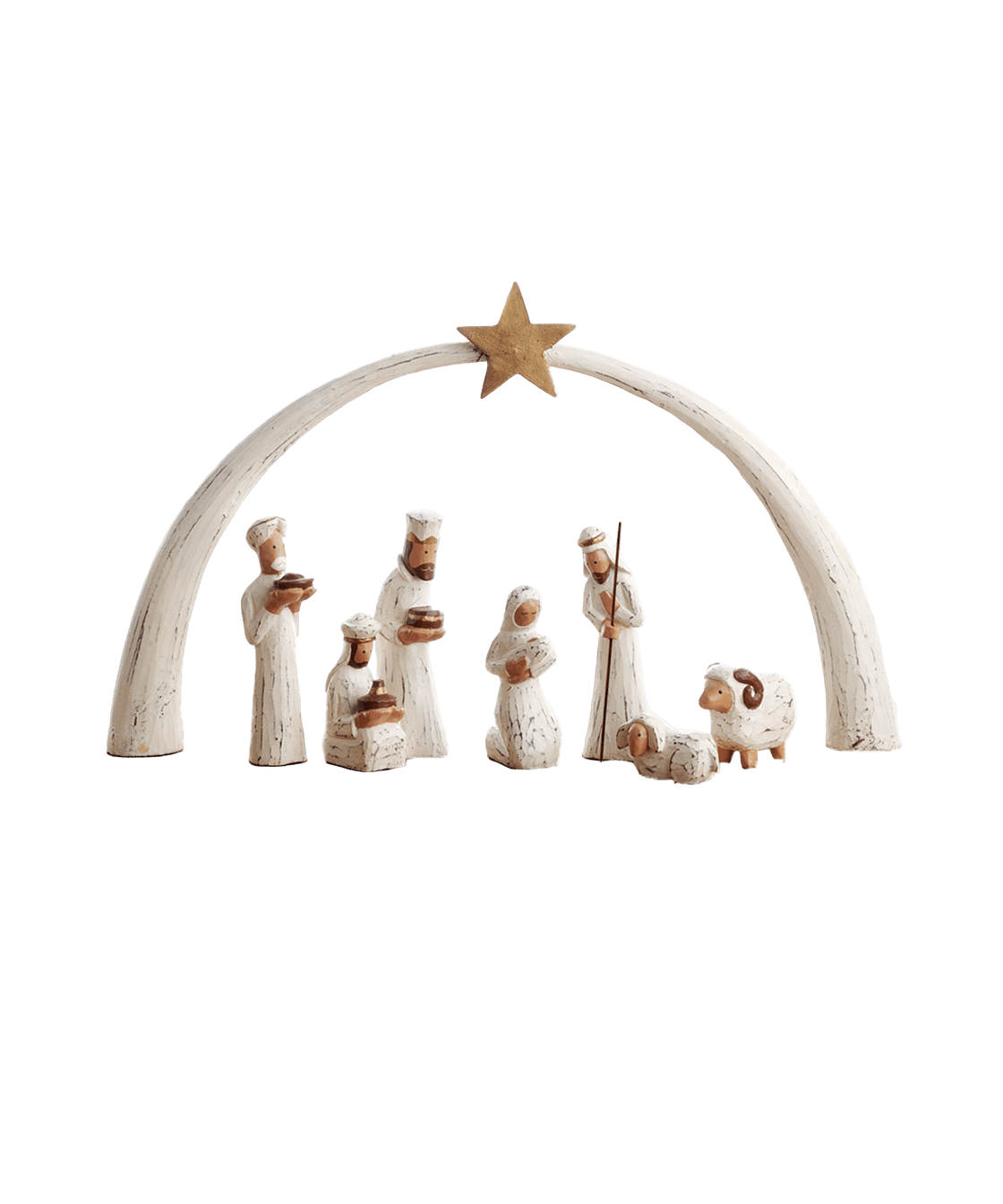 Fair Trade Wooden Nativity Set - Faire Living