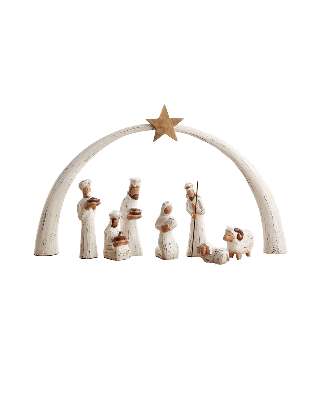 Fair Trade Wooden Nativity Set - Faire Living