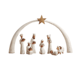 Fair Trade Wooden Nativity Set - Faire Living