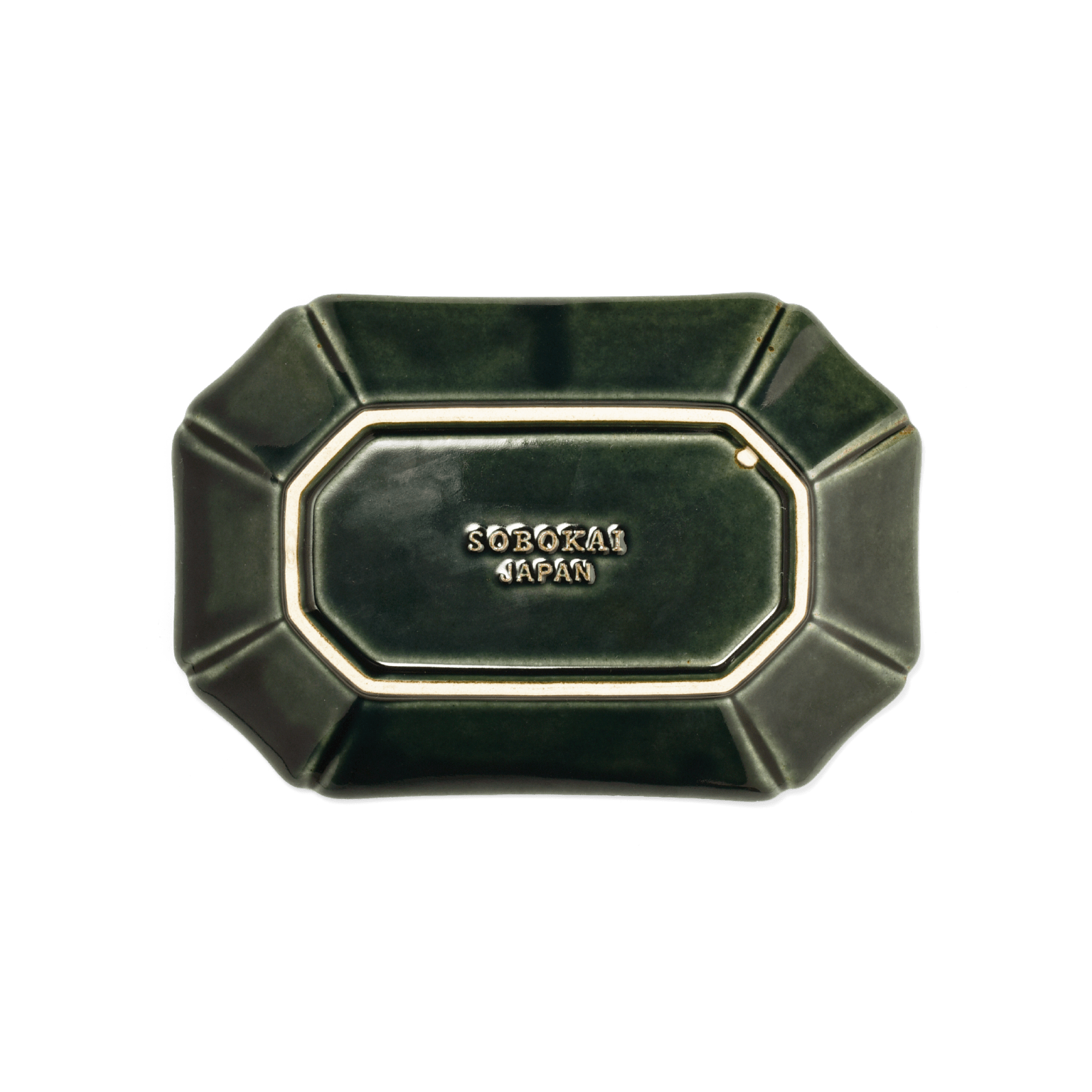 Hitohana rectangle plate Navy - Faire Living