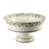 Italian Painted Low Pedestal Bowl