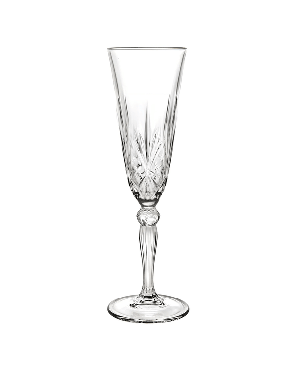 Italian Crystal Champagne Flute
