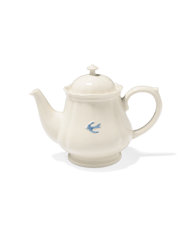 Sparrow Porcelain Teapot