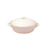 White Japanese Stoneware Hot Pot