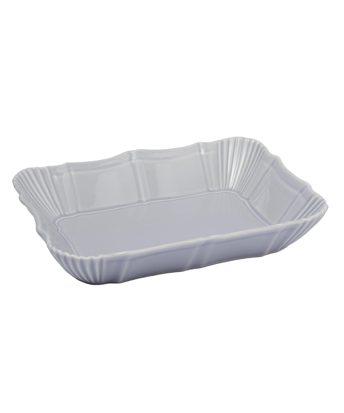 Grey Fluted Porcelain Baking Dish - Faire Living