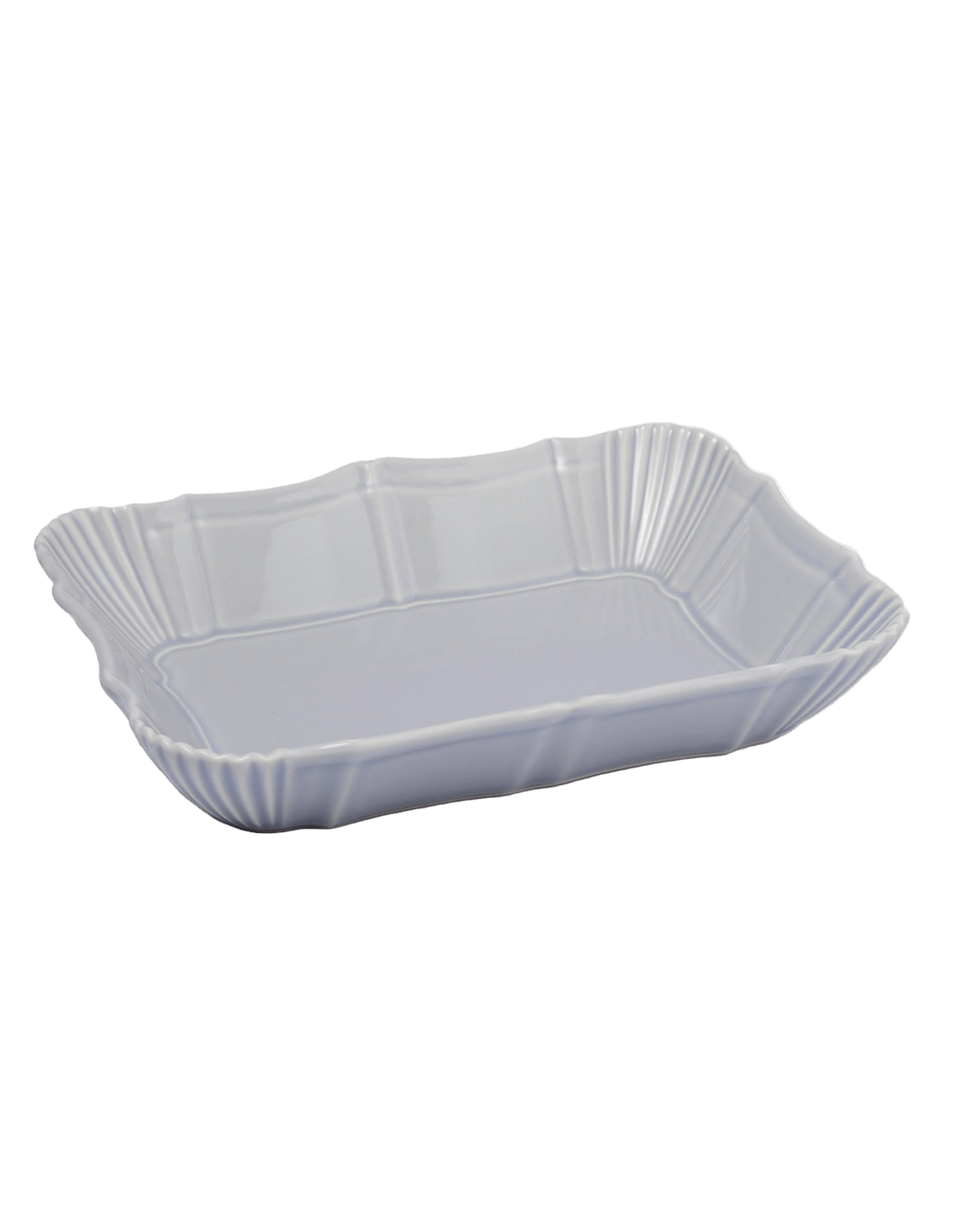 Grey Fluted Porcelain Baking Dish - Faire Living