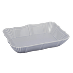 Grey Fluted Porcelain Baking Dish - Faire Living