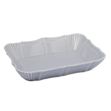 Grey Fluted Porcelain Baking Dish - Faire Living