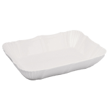 White Fluted Porcelain Baking Dish - Faire Living