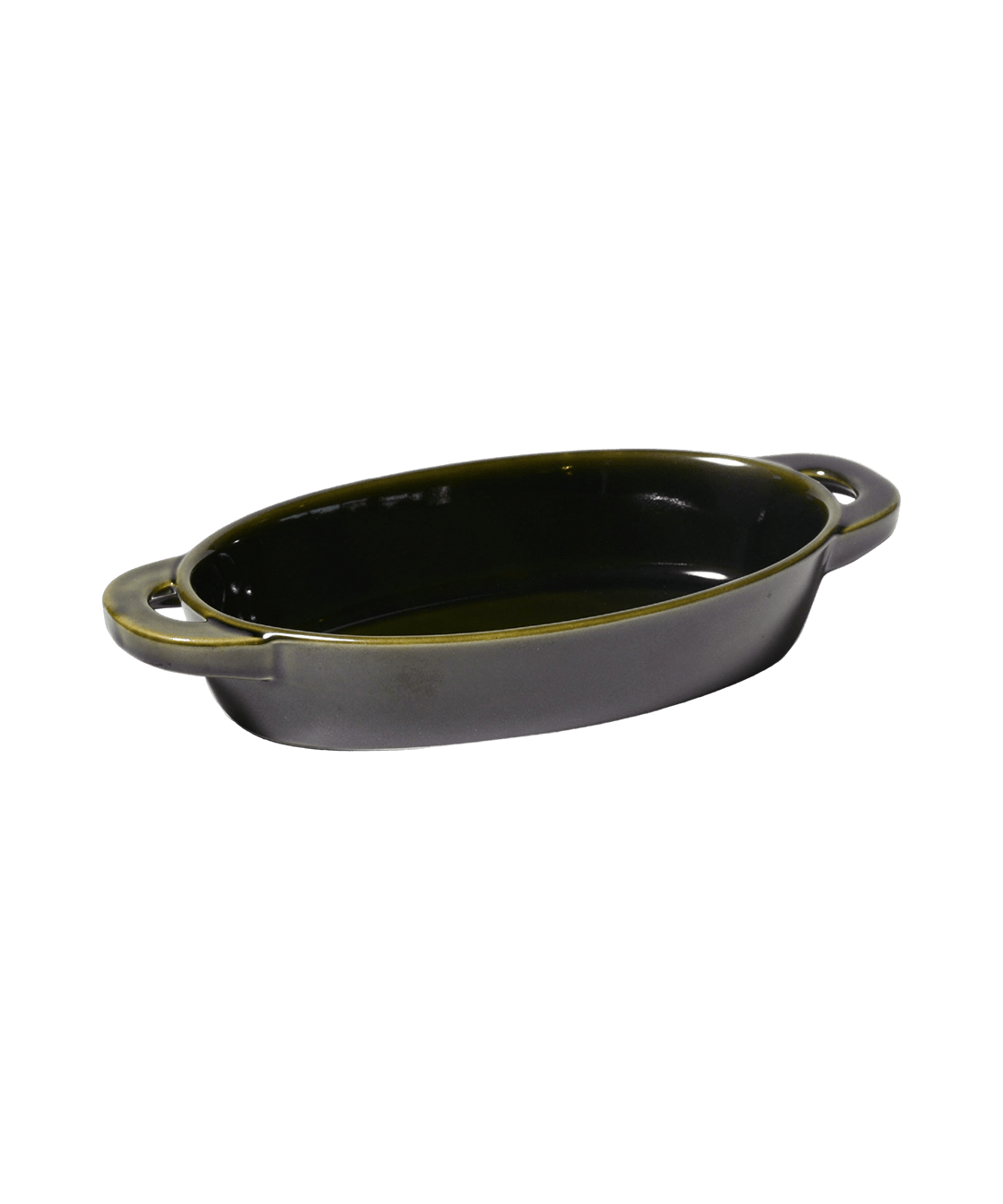 Tablee oval gratin dish L - Olive Green - Faire Living