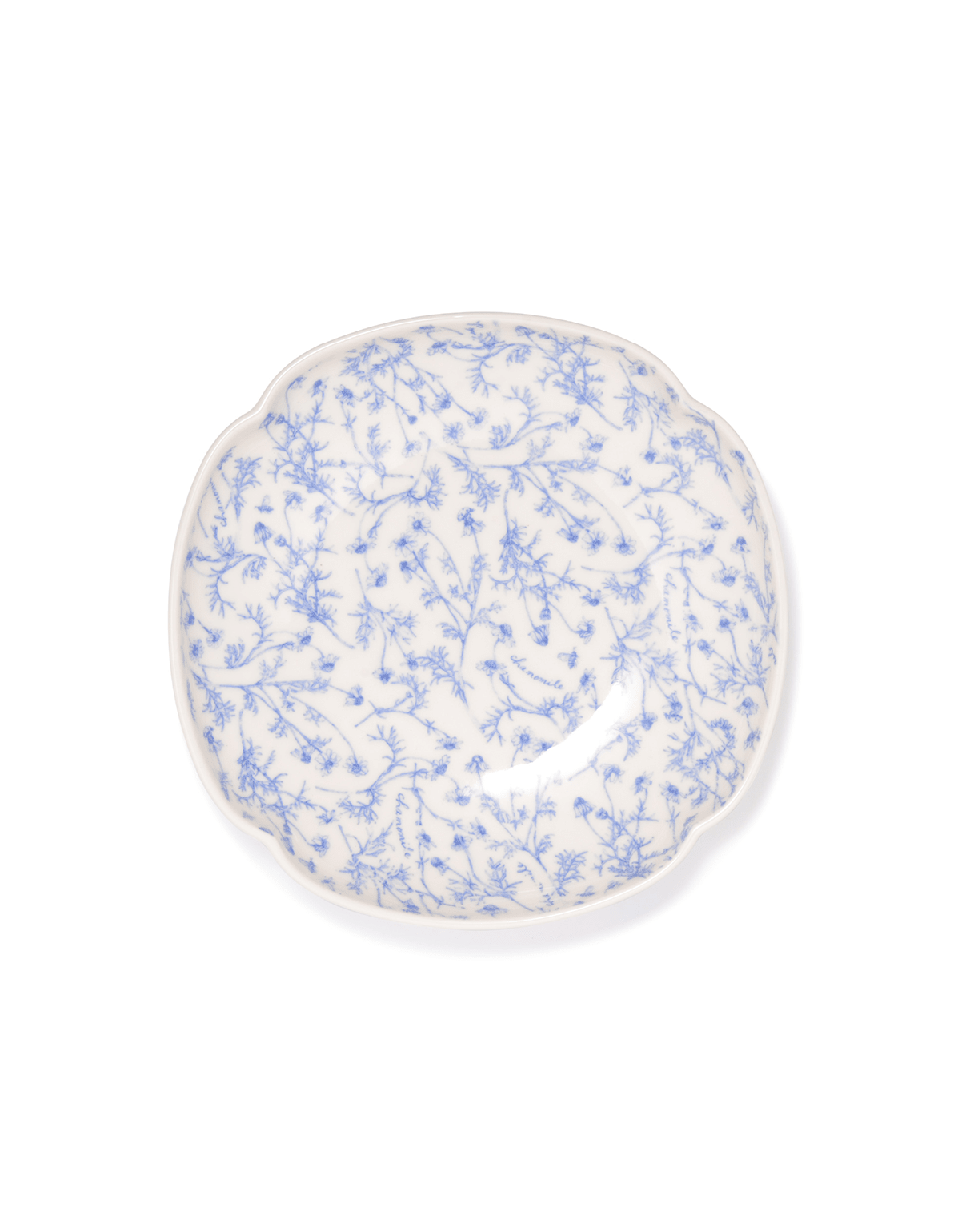 Chamomile Porcelain Round Serving Plate - Faire Living