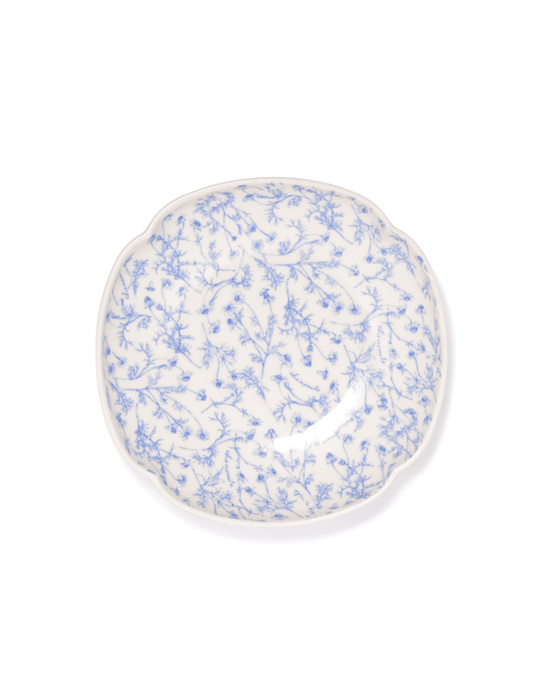 Chamomile Porcelain Round Serving Plate - Faire Living