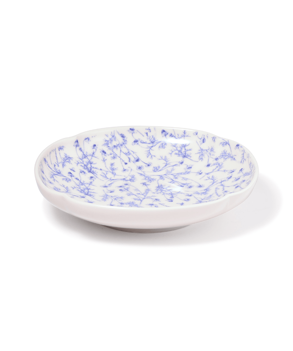 Chamomile Porcelain Round Serving Plate - Faire Living