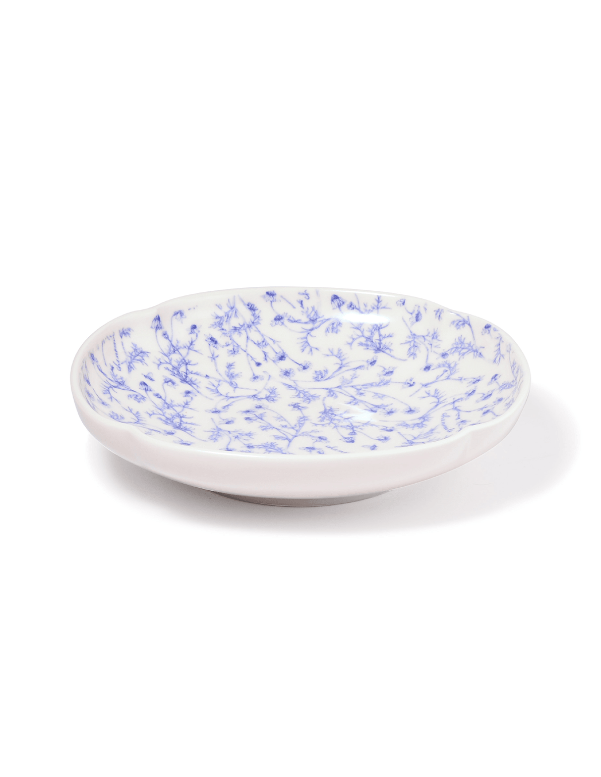 Chamomile Porcelain Round Serving Plate - Faire Living