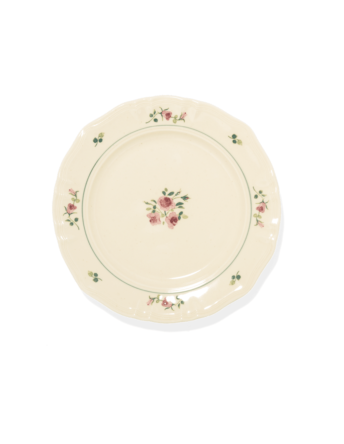 Rosier Porcelain Round Plate - Faire Living