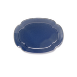 Lien Blue Scalloped Plate
