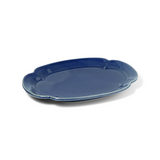 Lien Blue Scalloped Plate
