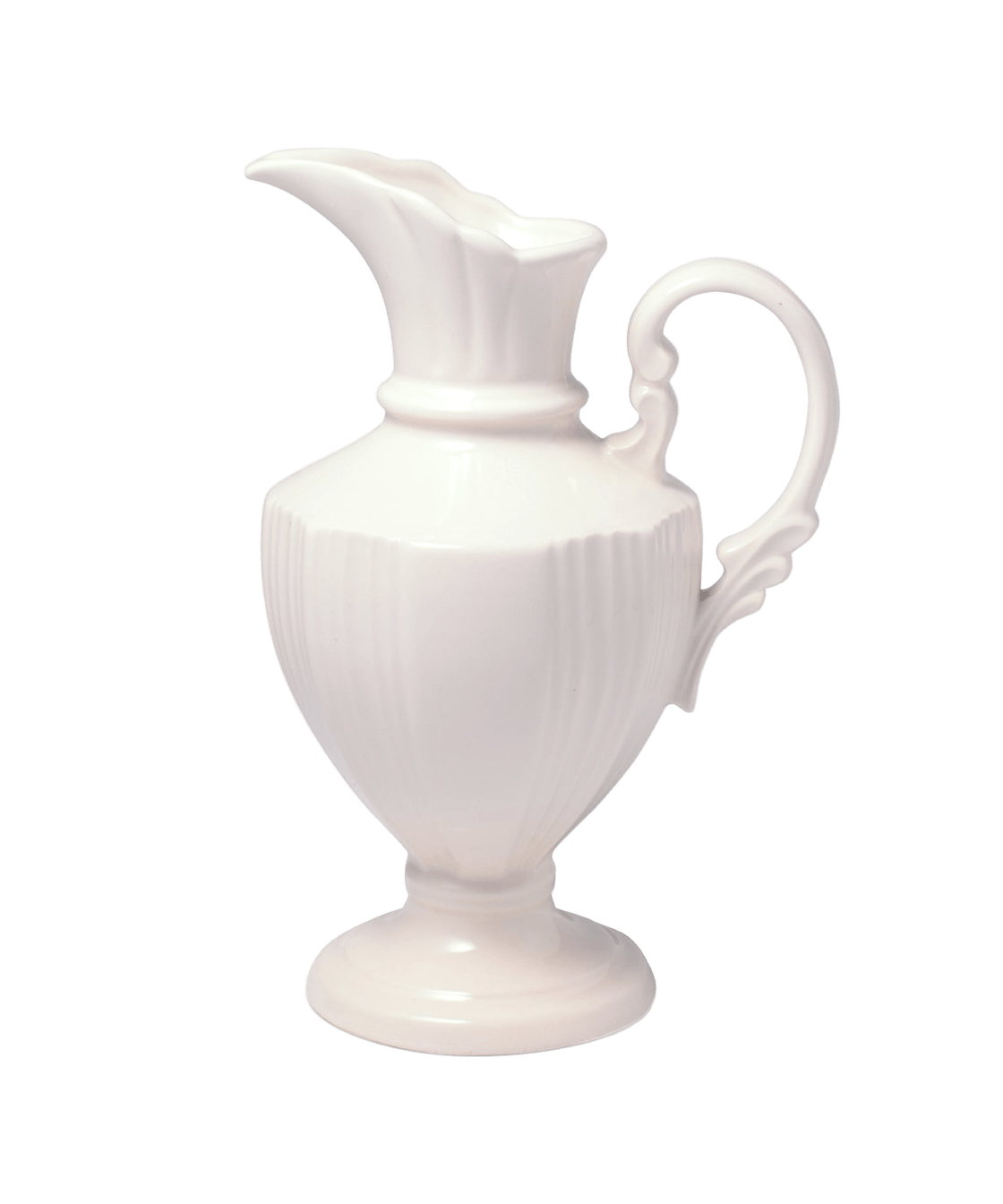 Gracieux Fluted Porcelain Pitcher - Faire Living