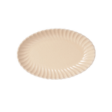 Scalloped Japanese Pottery Oval Serving Platter - Faire Living