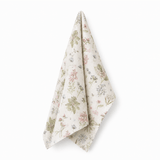 Botany White Linen Tea Towel