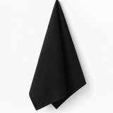 Black Linen Tea Towel