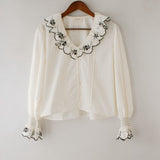 Organic Cotton Margarita Blouse Ecru