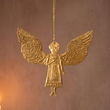 Lady Angel Brass Ornament