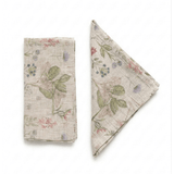 Natural Botany Linen Napkin Pair