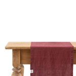 Marsala Linen Table Runner - Faire Living