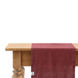 Marsala Linen Table Runner - Faire Living