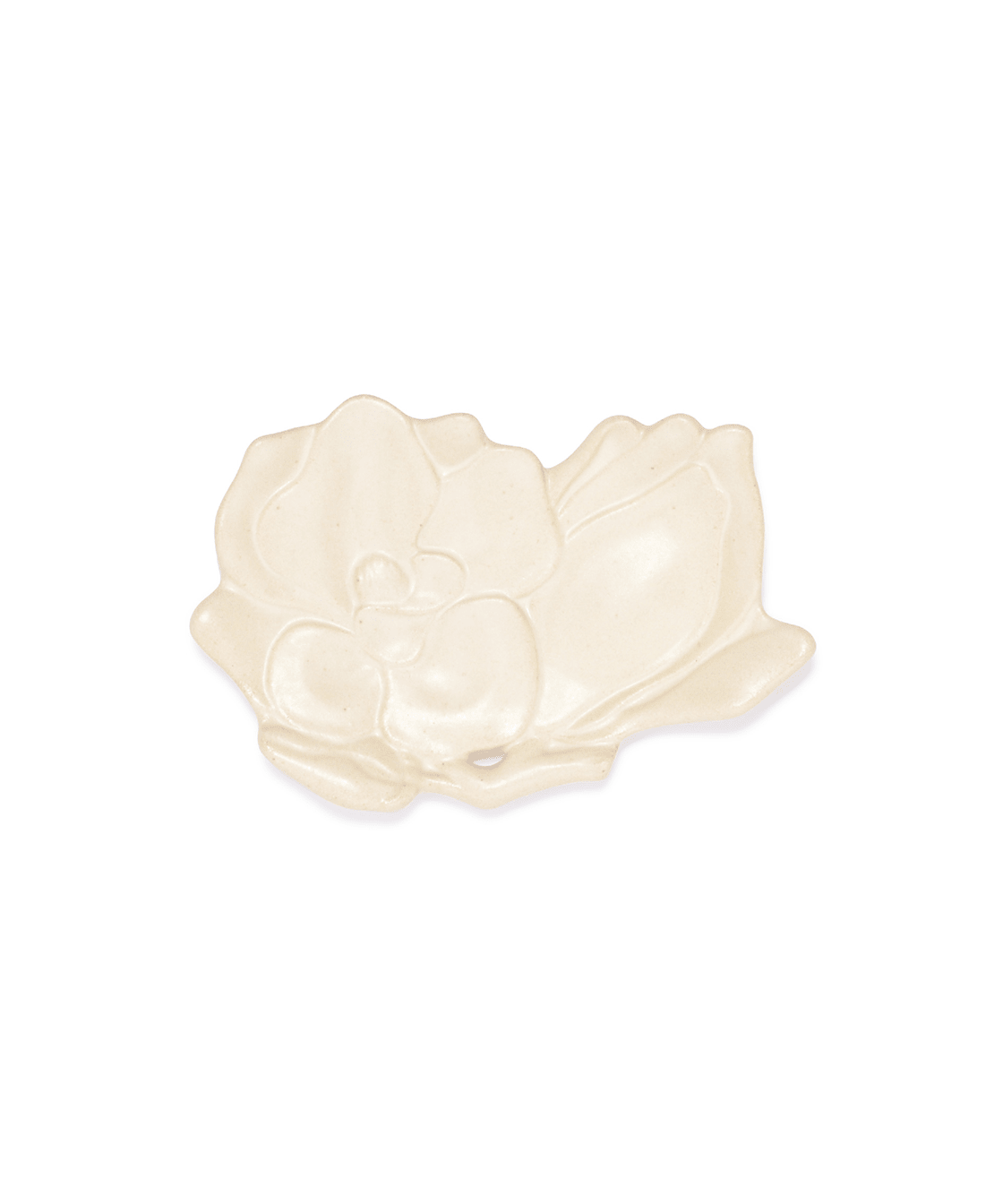 Cream Magnolia Stoneware Side Plate - Faire Living