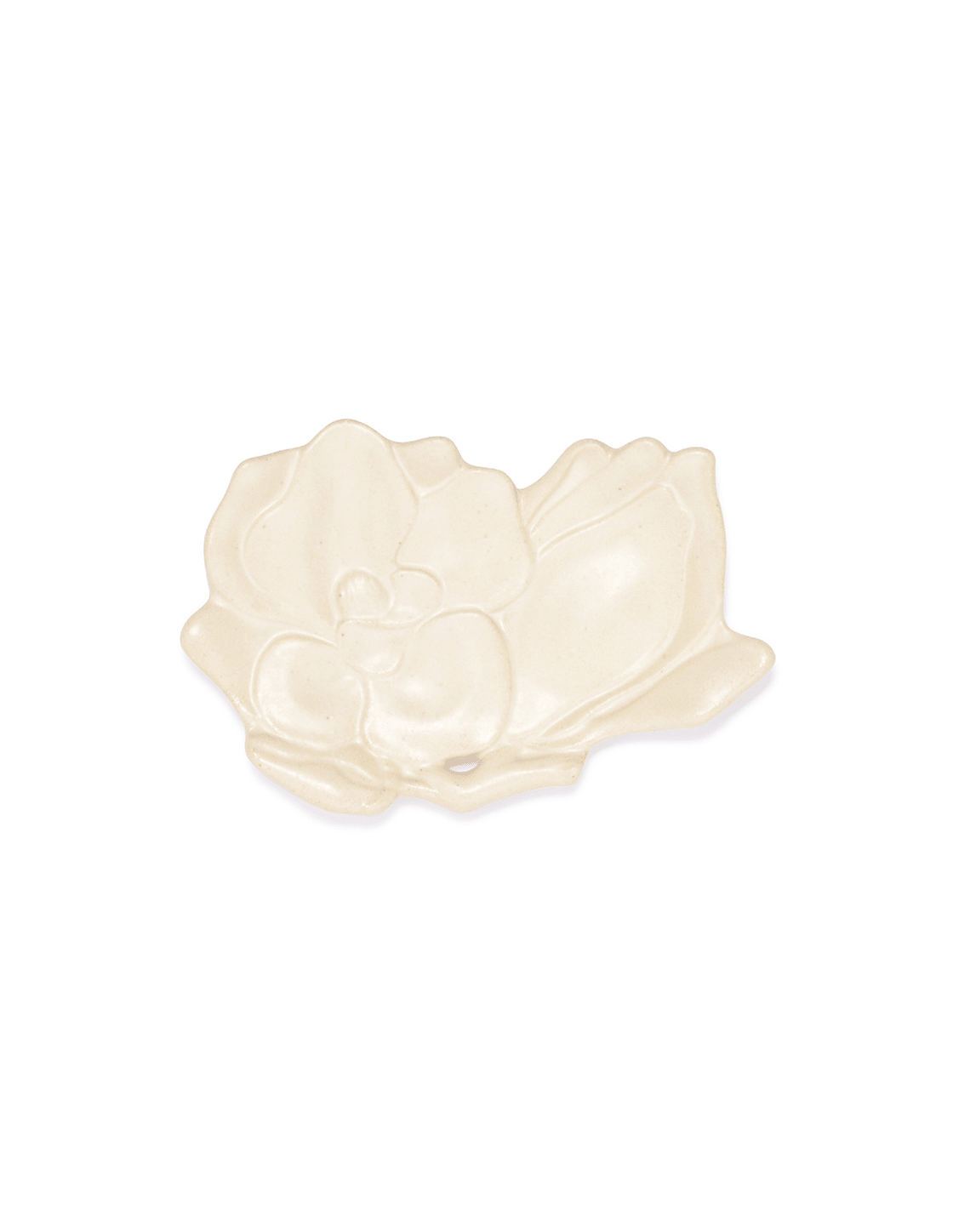 Cream Magnolia Stoneware Side Plate - Faire Living