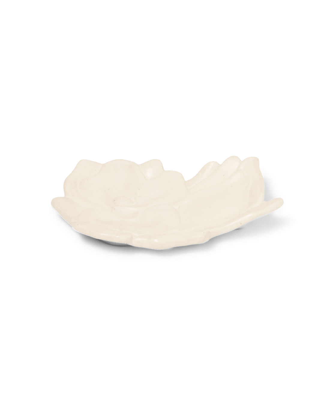 Cream Magnolia Stoneware Side Plate - Faire Living