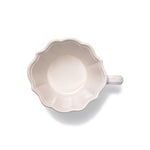 White Japanese Scalloped Stoneware Mug - Faire Living