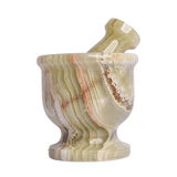 Green Onyx Mortar & Pestle