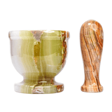 Green Onyx Mortar & Pestle