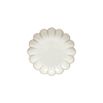 Cream Recycled Clay Scalloped Appetizer Plate - Faire Living