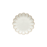 Cream Recycled Clay Scalloped Appetizer Plate - Faire Living